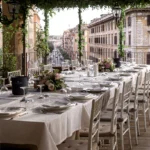 Romantic restaurant in Rome